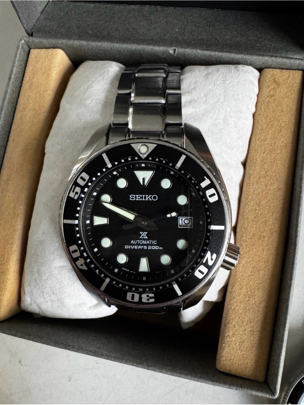 Preowned Seiko Sumo gen 1 mint conditon automatic
